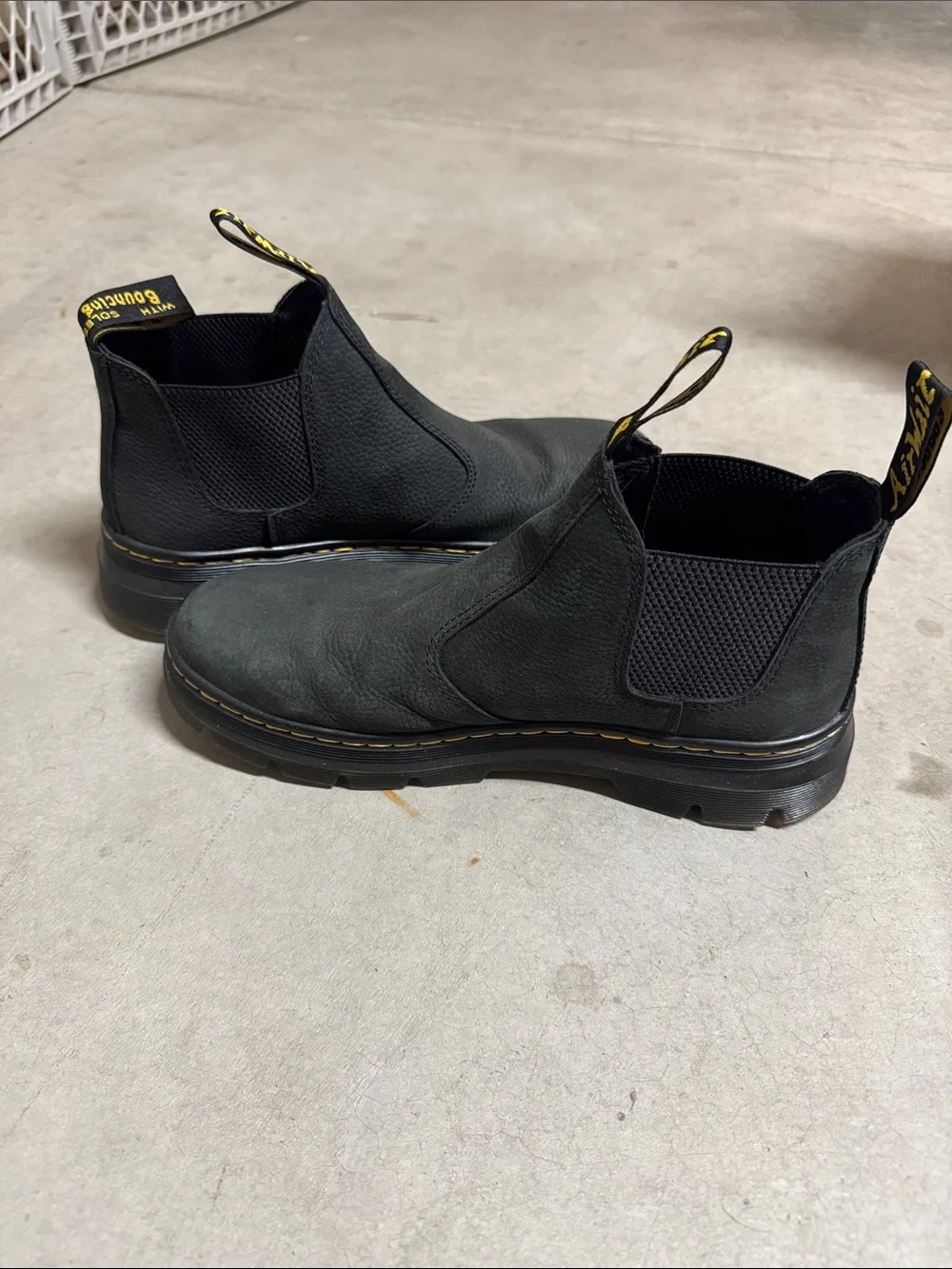 Dr. Martens Hardie II Black Leather Chelsea Boots